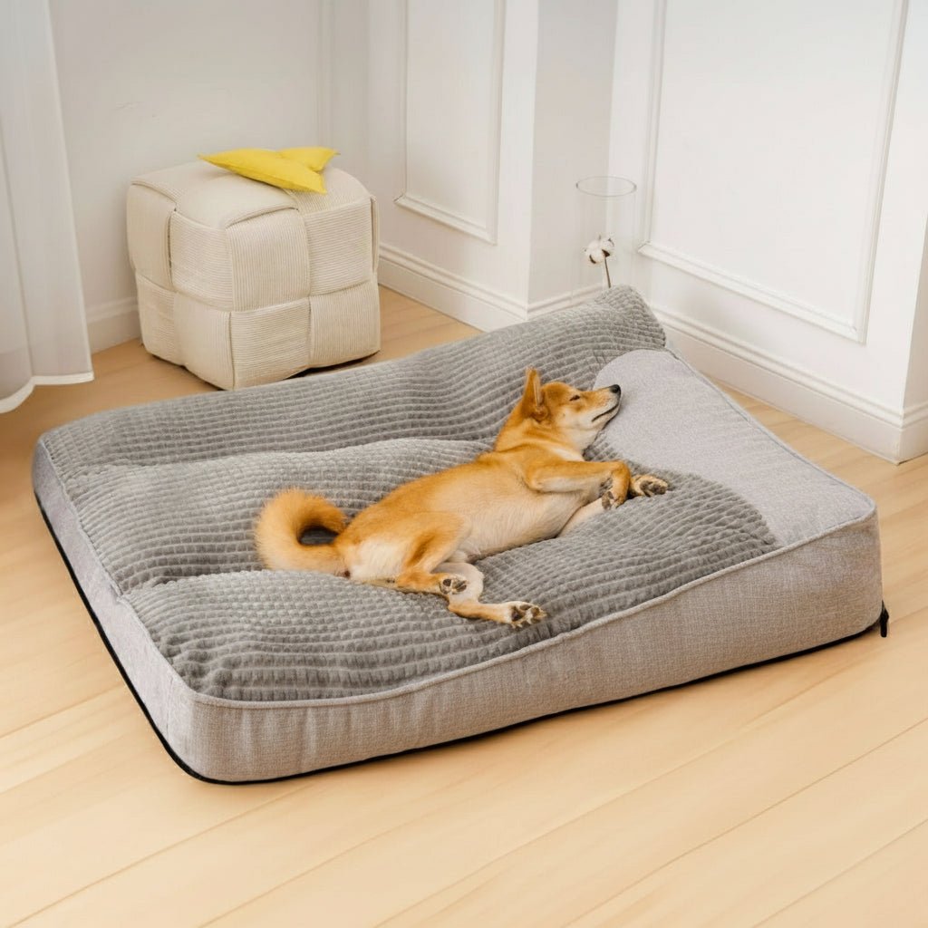 HUGBED | Orthopädisches Hundebett mit Kratzfester Oberfläche 8