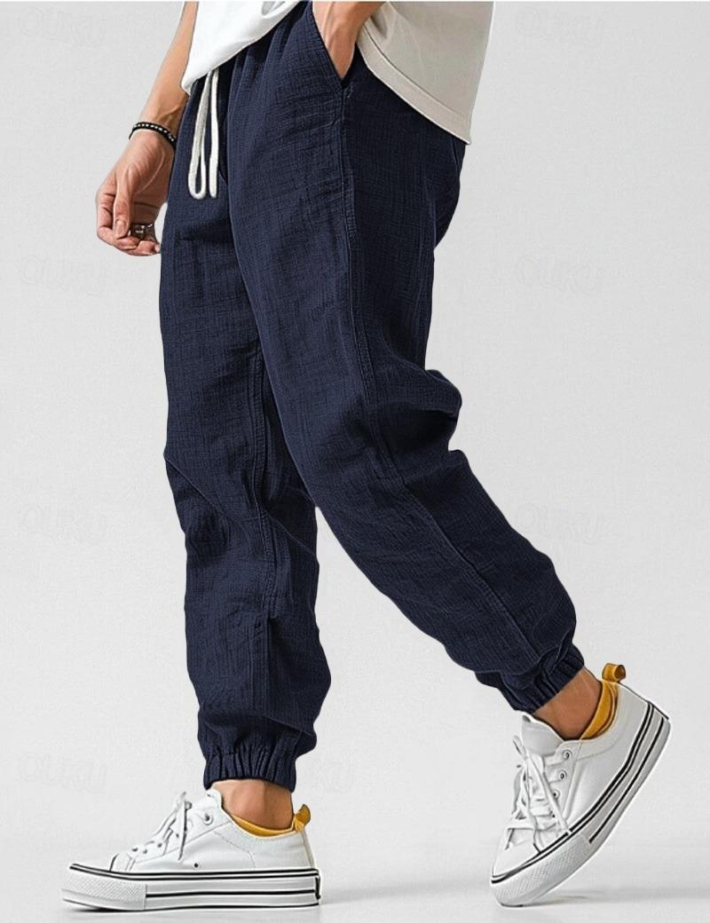 Leinenhose Herren | Relaxed Fit Sommerhose kurz 6