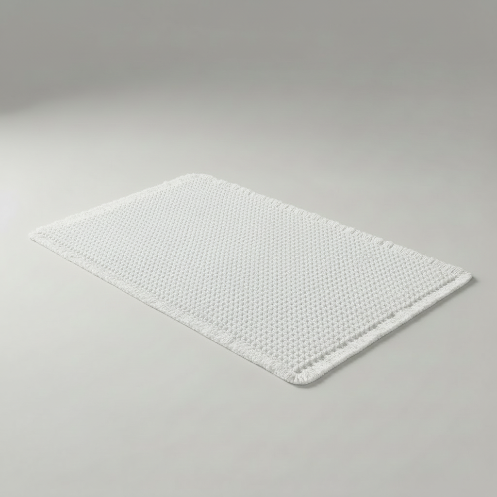 AbsorbEase | Ultrasaugfähiger Badeteppich mit Quasten