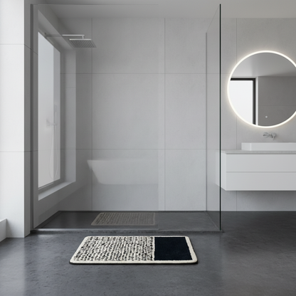 AbstractStep | Rutschfeste Badematte im skandinavischen Stil