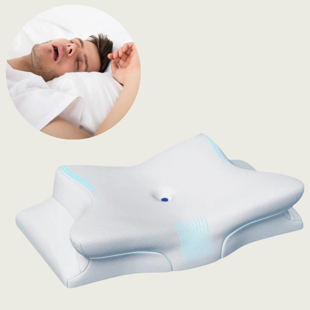 Anti-Schnarch-Kissen | Ergonomische Nackenstütze 0