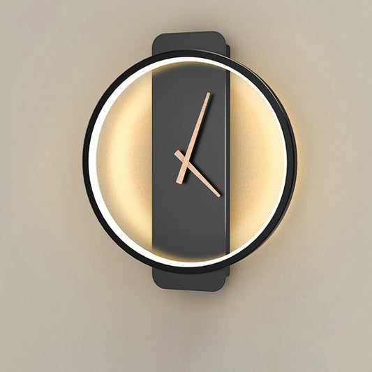 AuraTime | Moderne Minimalistische Wanduhr mit LED 0