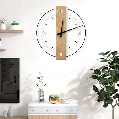 Aurra | Geräuschlose Holzwanduhr 3
