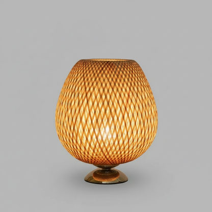 BambooLight | Vintage Tischlampe aus Bambus