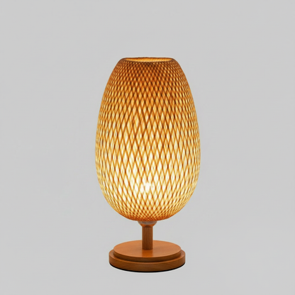 BambooLight | Vintage Tischlampe aus Bambus