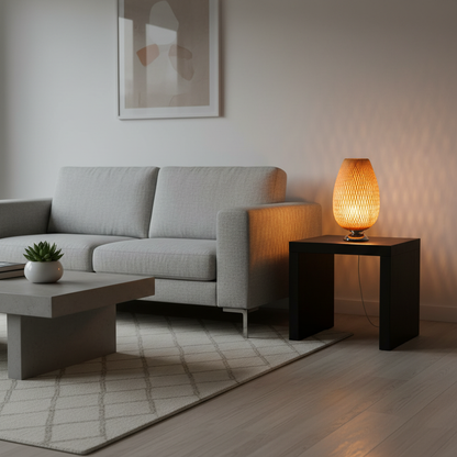 BambooLight | Vintage Tischlampe aus Bambus