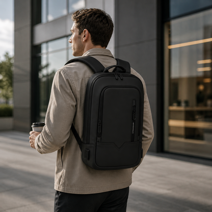 Camp Basel | Schieferfarbener Laptop Rucksack für Herren 1