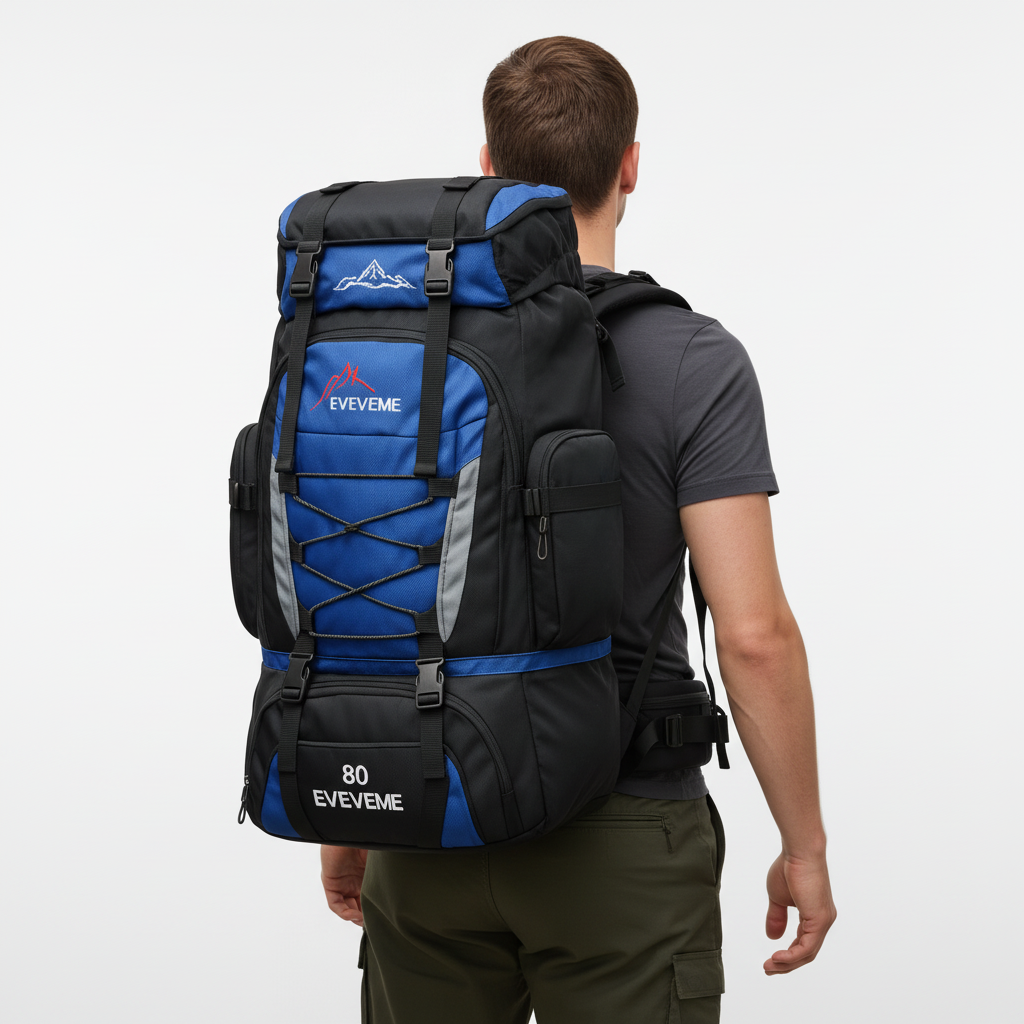 Camp Basel | Trekking Rucksack 80L Wasserabweisend Unisex 10