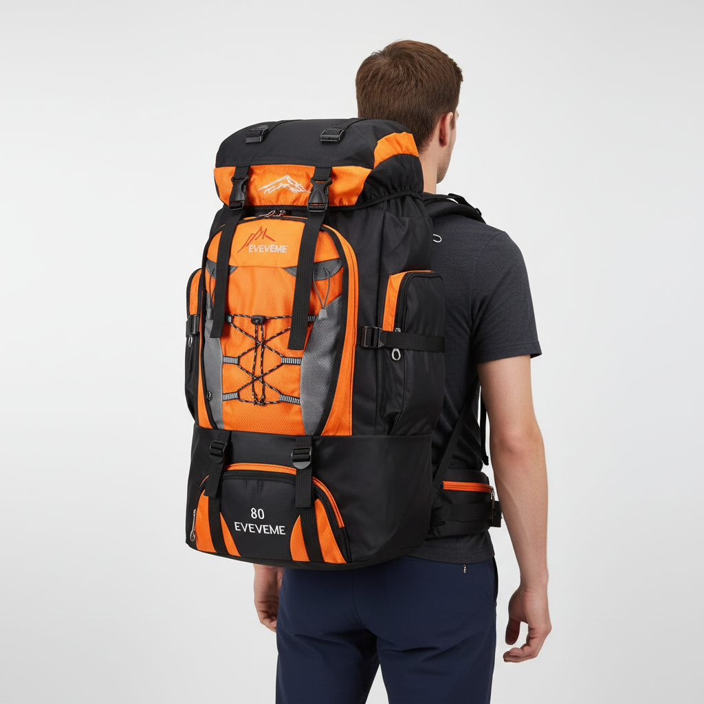 Camp Basel | Trekking Rucksack 80L Wasserabweisend Unisex 9