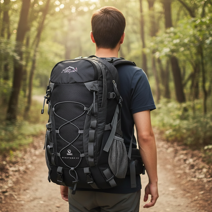 Camp Basel | Wanderrucksack Für Damen 40L Robustes Nylon 1
