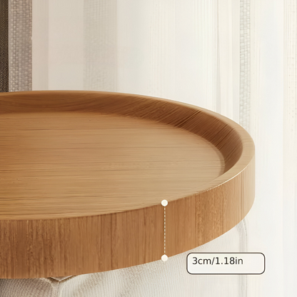 Clip-On Sofatisch Rund | Platzsparende Ablage für Snacks 3