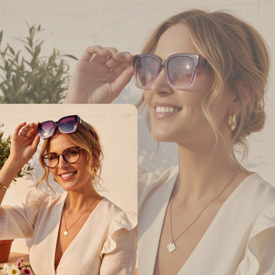 Damen Fit-Over Sonnenbrille | Komfortabler Schutz für Brillenträger 0
