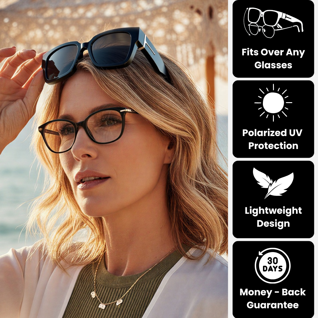 Damen Fit-Over Sonnenbrille | Komfortabler Schutz für Brillenträger 1