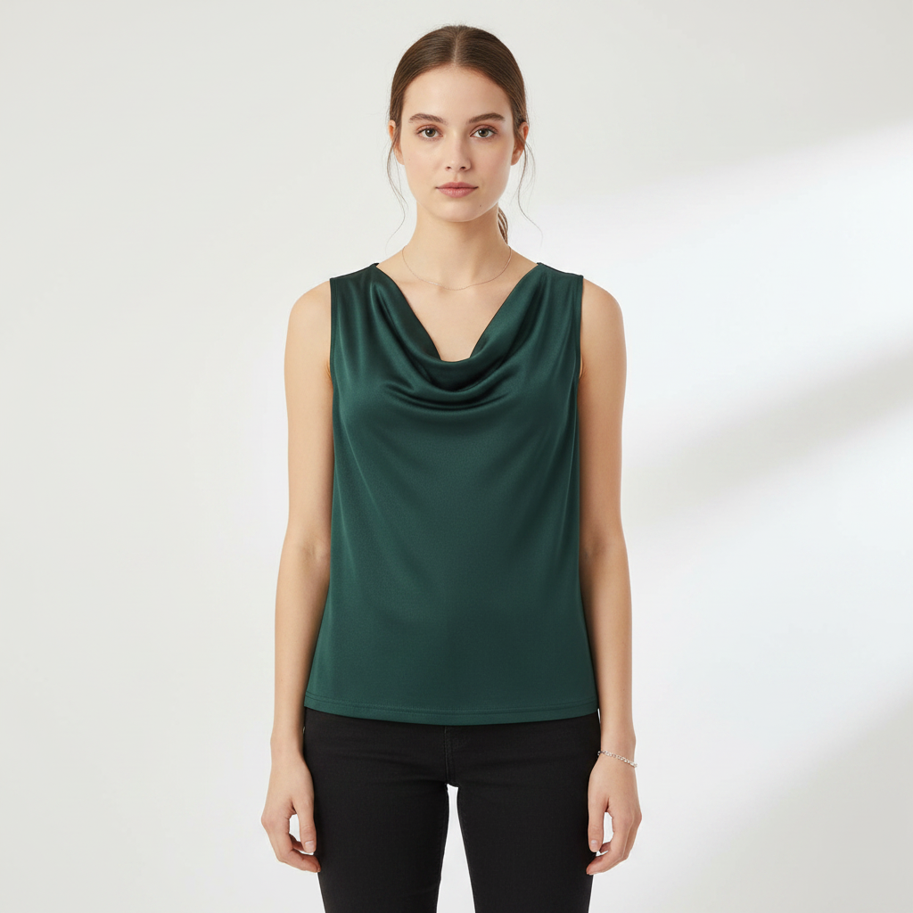 Damen Jersey Tanktop aus Seide | Elegantes Sommeroberteil 5