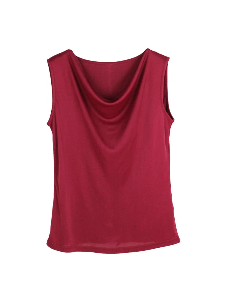 Damen Jersey Tanktop aus Seide | Elegantes Sommeroberteil 8