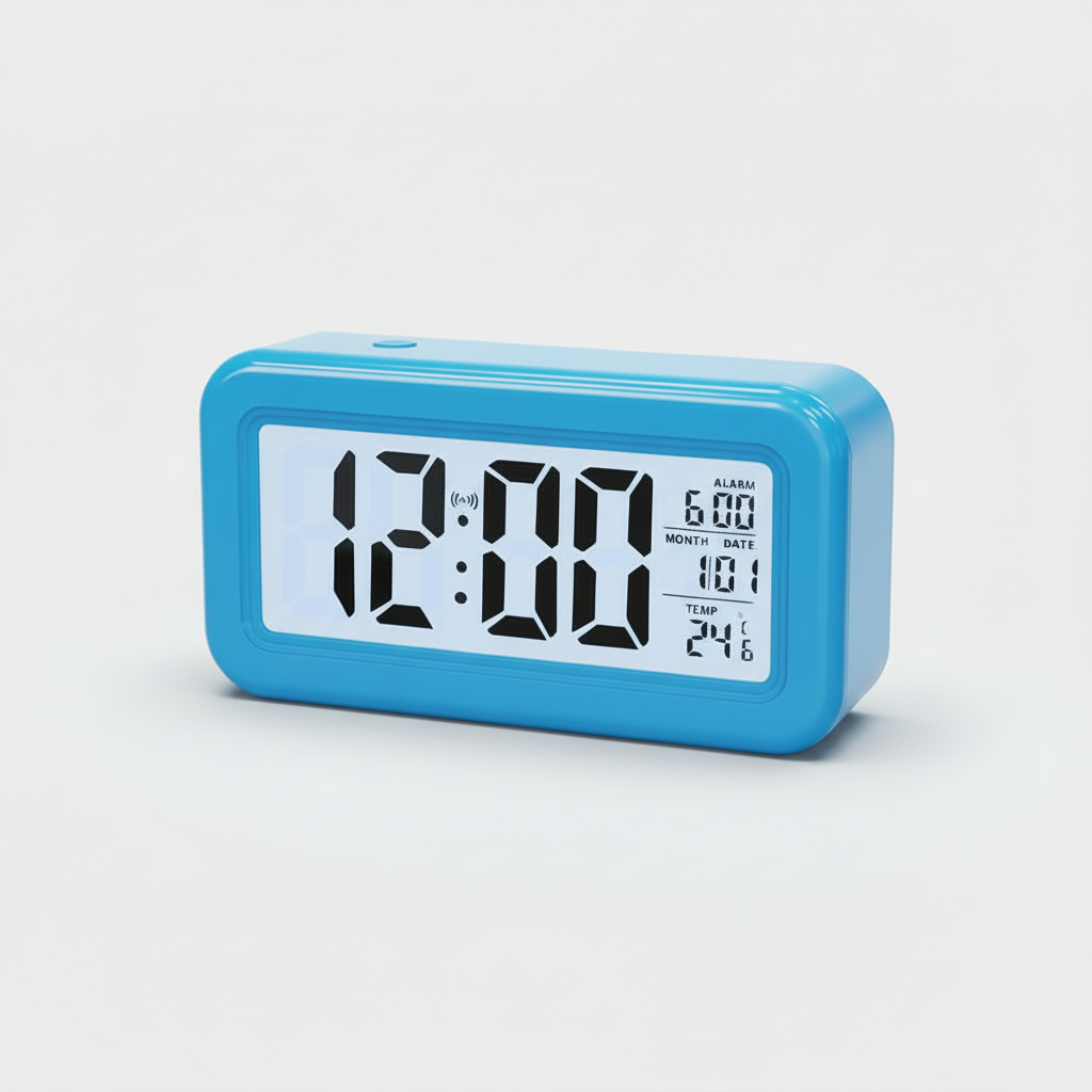 Digitaler Wecker Mit Licht | Modernes Design Mit LCD-Bildschirm