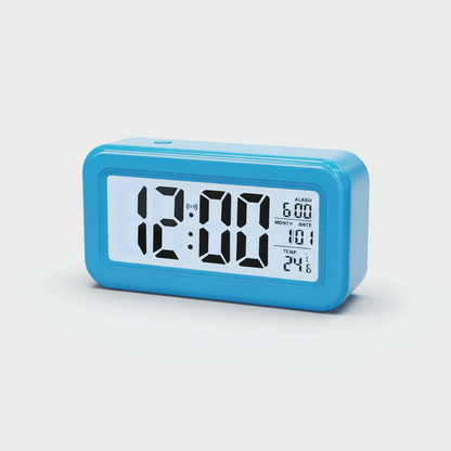 Digitaler Wecker Mit Licht | Modernes Design Mit LCD-Bildschirm