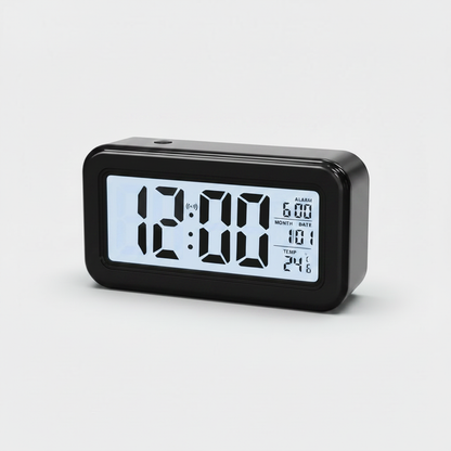 Digitaler Wecker Mit Licht | Modernes Design Mit LCD-Bildschirm