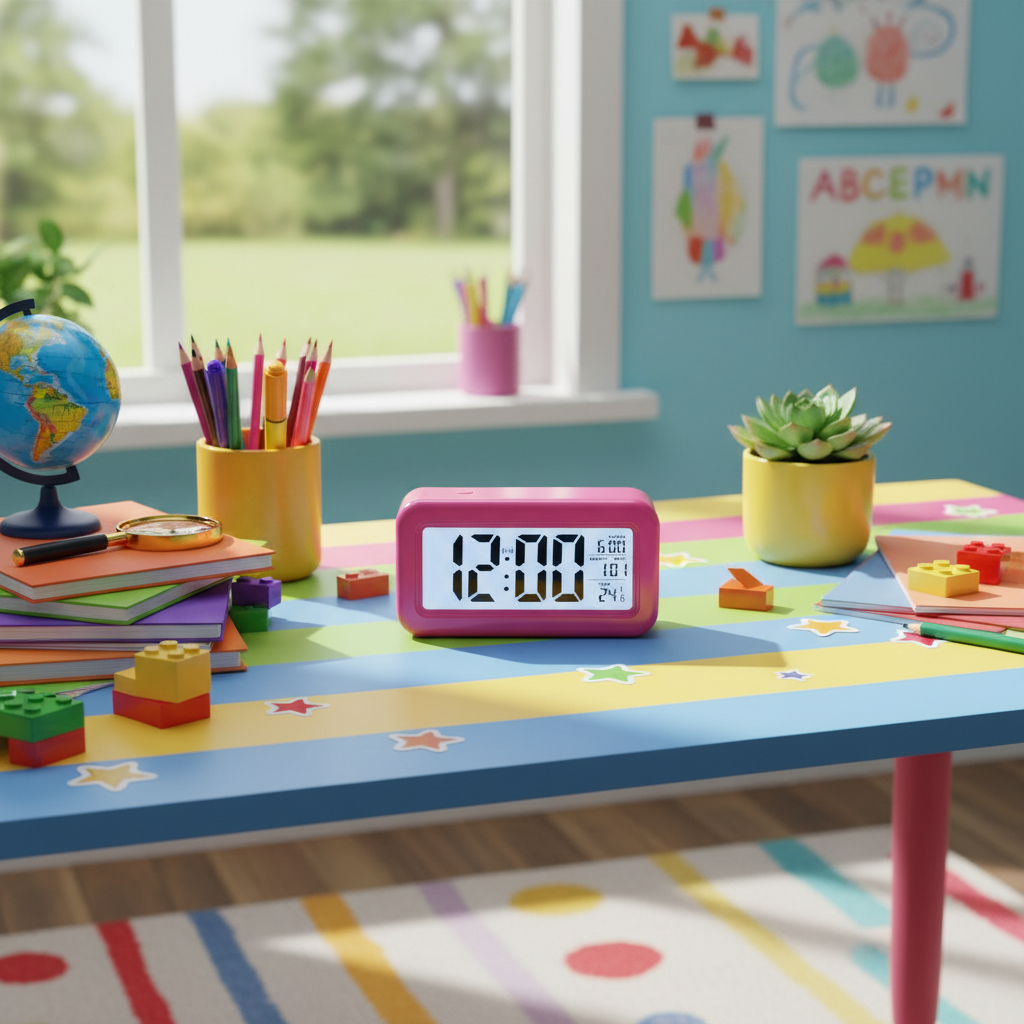 Digitaler Wecker Mit Licht | Modernes Design Mit LCD-Bildschirm