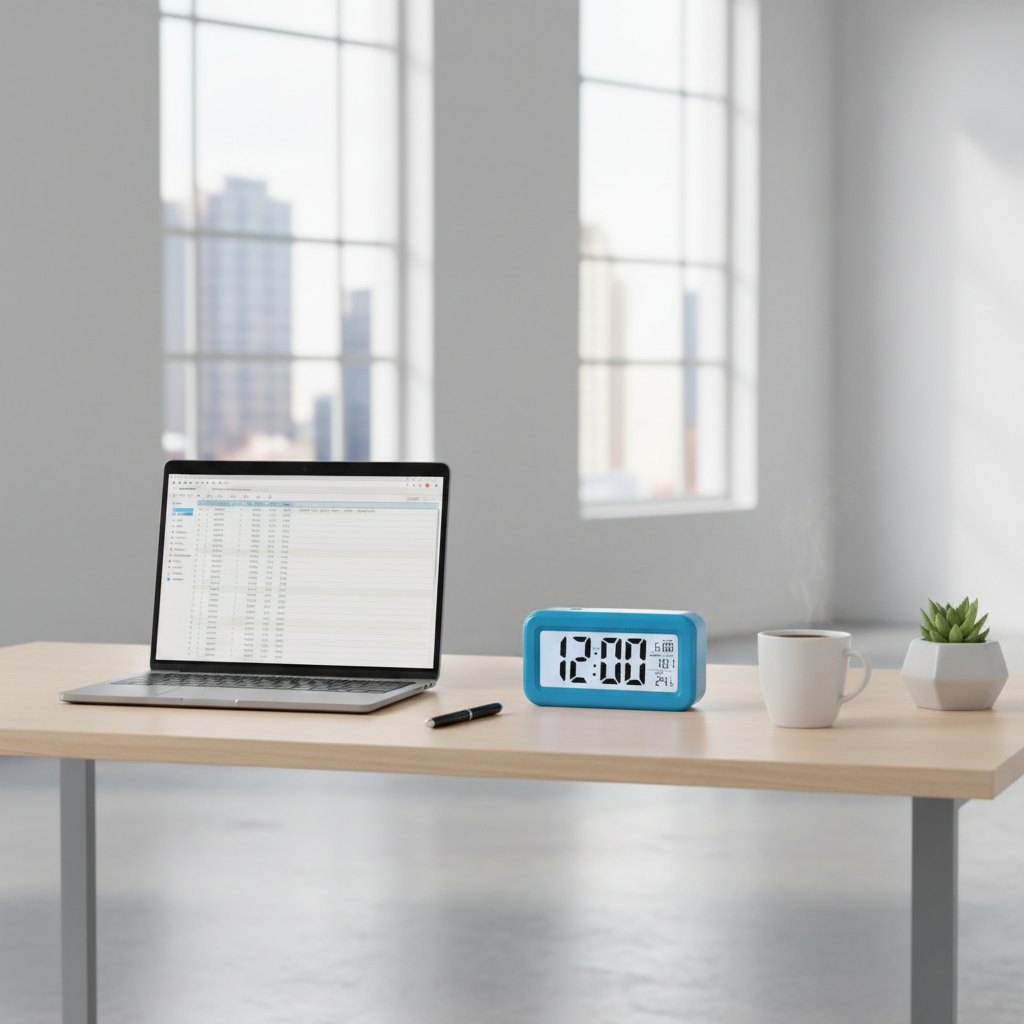 Digitaler Wecker Mit Licht | Modernes Design Mit LCD-Bildschirm