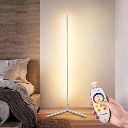 Dimmbare LED-Stehlampe | Ecklicht für stimmungsvolles Ambiente 8