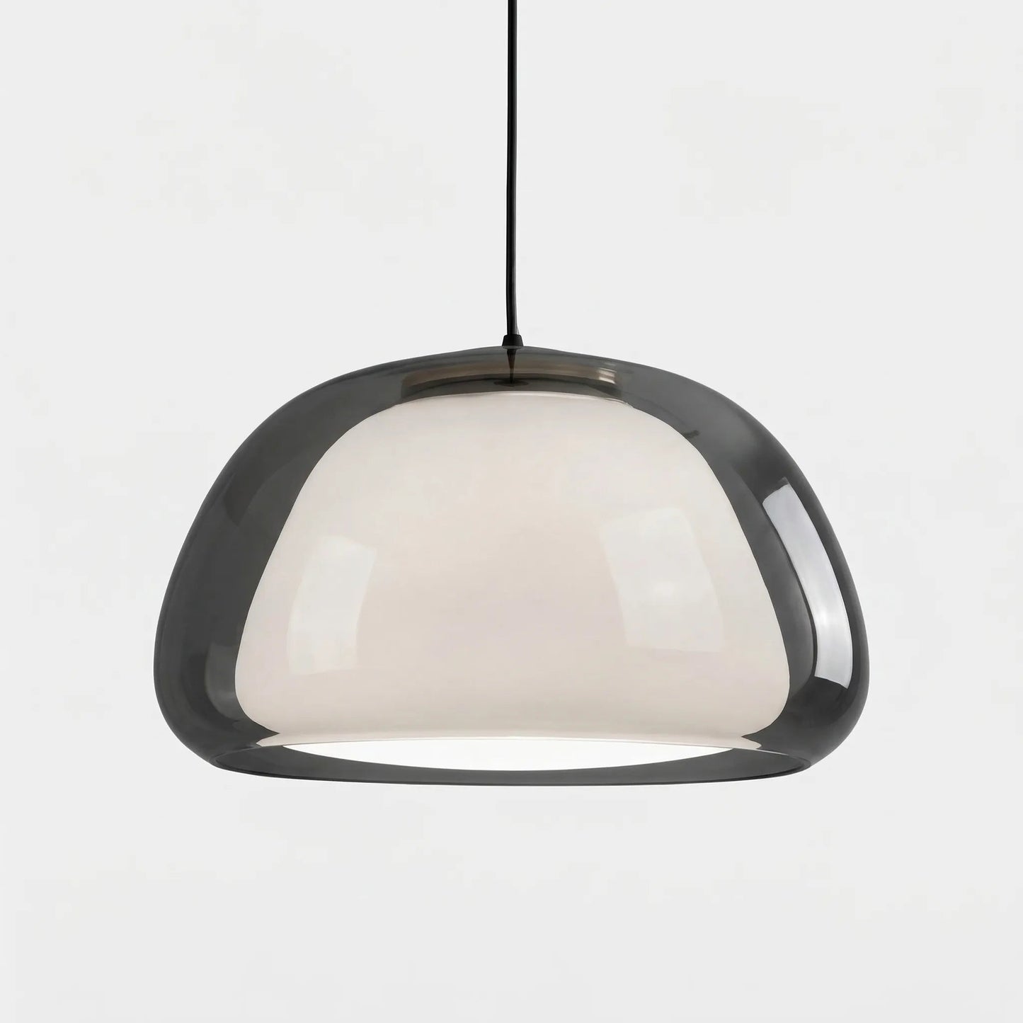 Dombrix | Kuppelförmige Pendelleuchte aus Glas 0