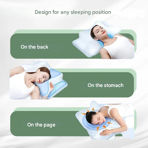 DreamAlign | Orthopädisches Kissen für Nacken und Rücken 4