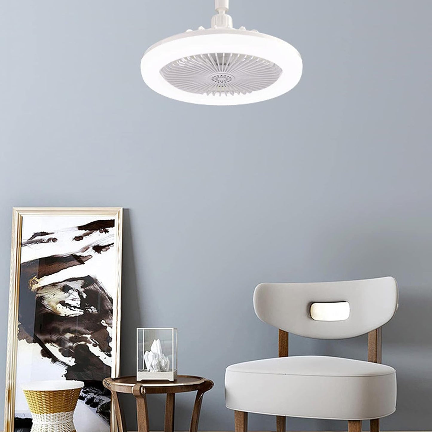 E27 Deckenventilator mit LED-Licht | Kompakte Einheit 2