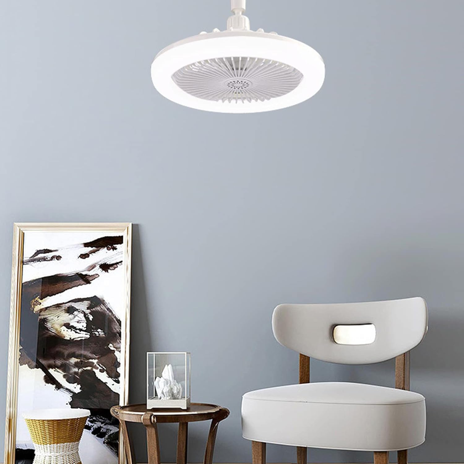 E27 Deckenventilator mit LED-Licht | Kompakte Einheit 2