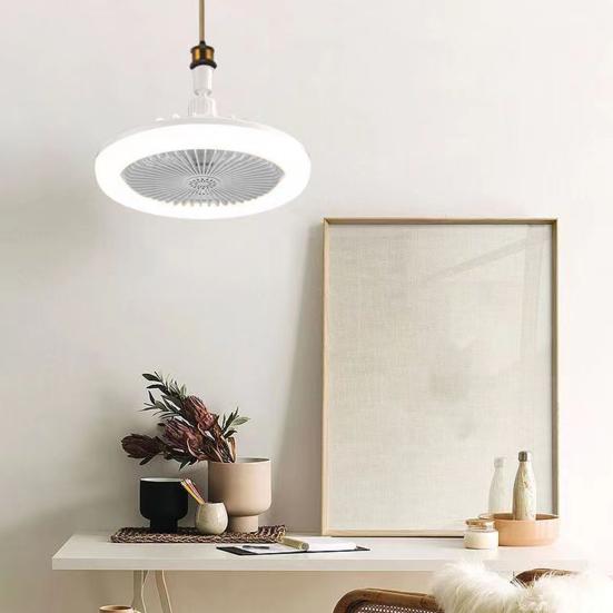 E27 Deckenventilator mit LED-Licht | Kompakte Einheit 3