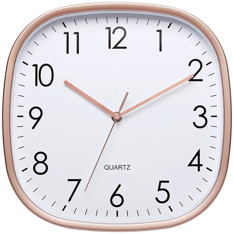 Einfache Quadratische Wanduhr Modern | Minimalistische Wanddekoration 0