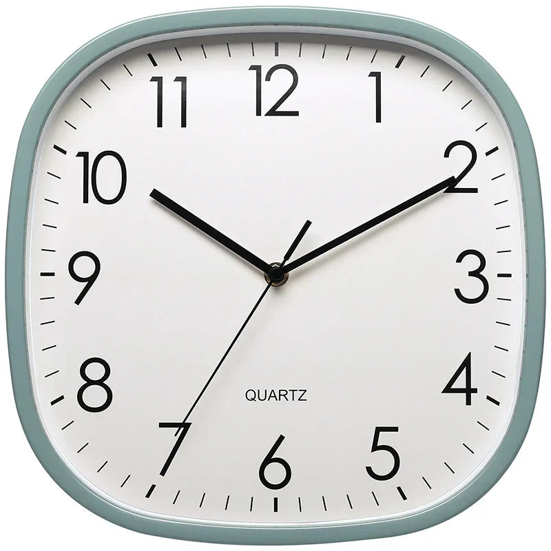 Einfache Quadratische Wanduhr Modern | Minimalistische Wanddekoration 1