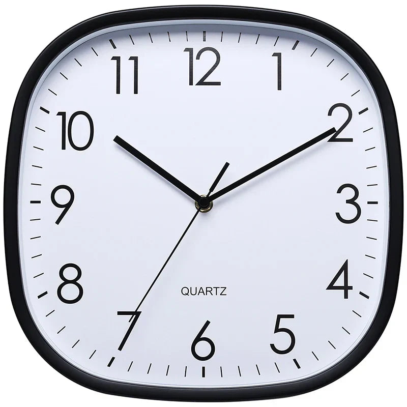 Einfache Quadratische Wanduhr Modern | Minimalistische Wanddekoration 8
