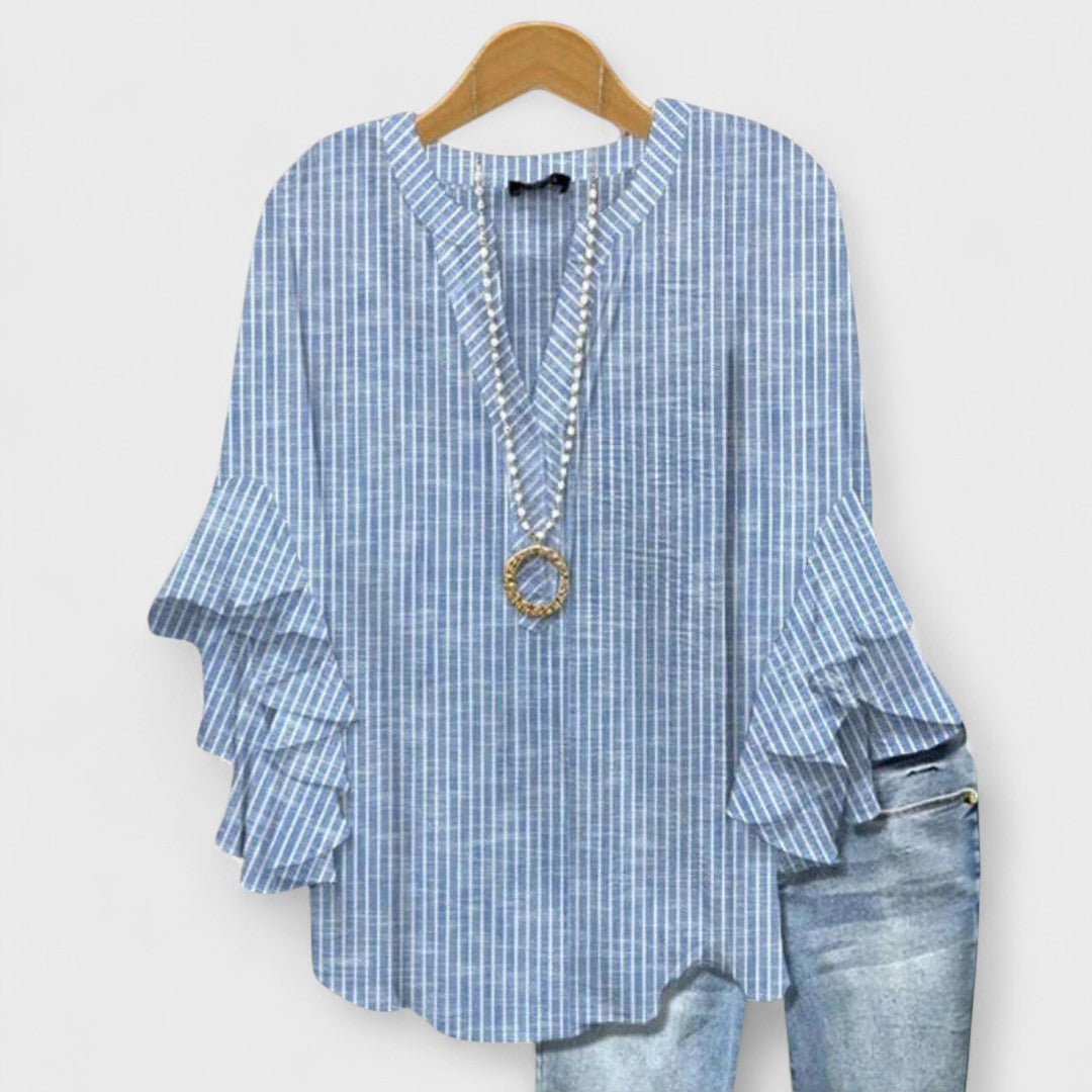 Elegante Damenbluse mit Volantärmeln | Blusen für Damen 2