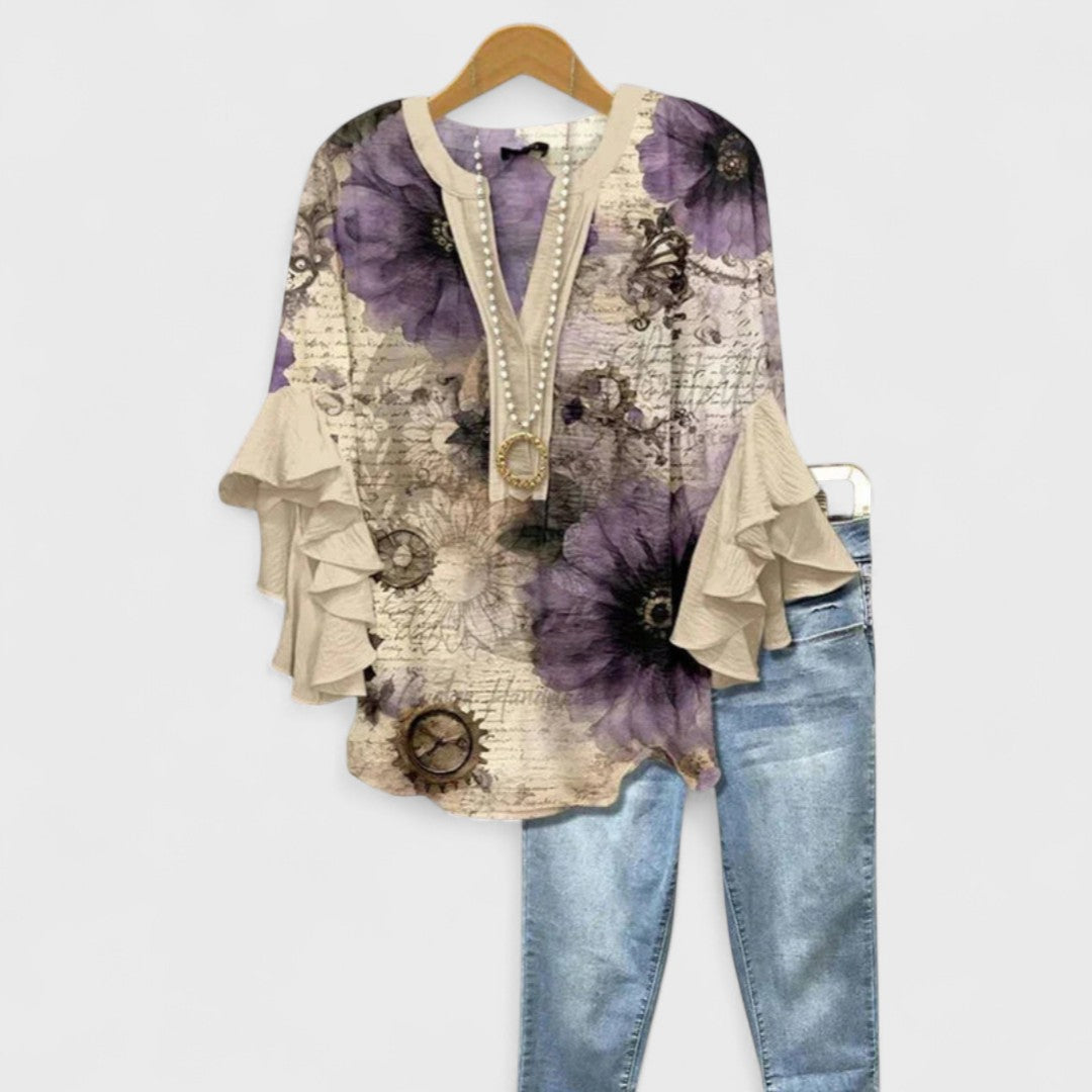 Elegante Damenbluse mit Volantärmeln | Blusen für Damen 5