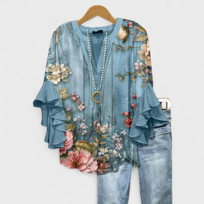 Elegante Damenbluse mit Volantärmeln | Blusen für Damen 6