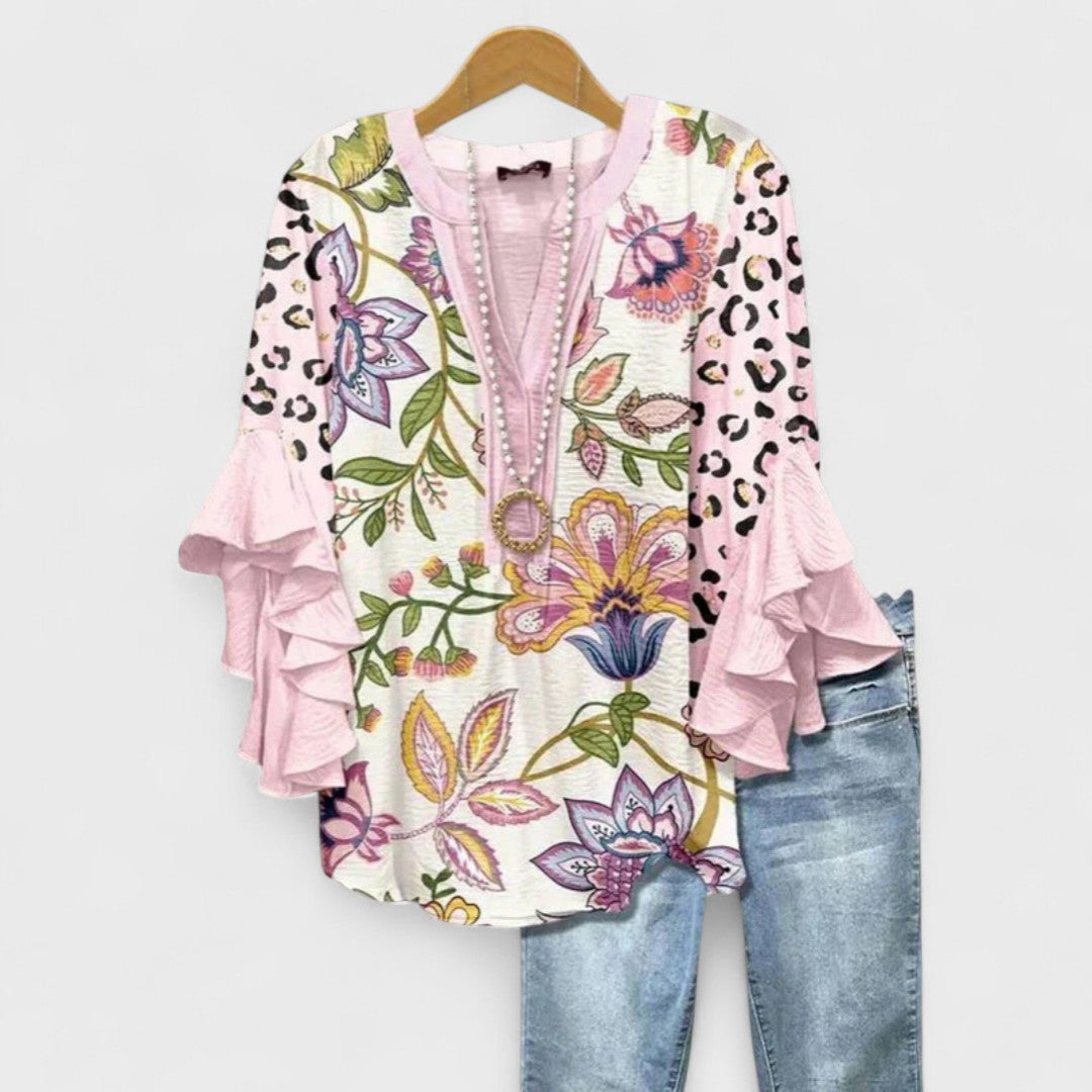 Elegante Damenbluse mit Volantärmeln | Blusen für Damen 8