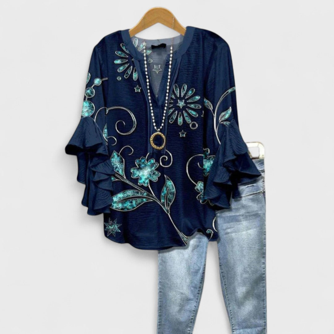 Elegante Damenbluse mit Volantärmeln | Blusen für Damen 9