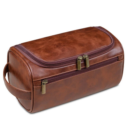 Eleganter Kulturbeutel aus Leder | Praktisches Reiseaccessoire 6