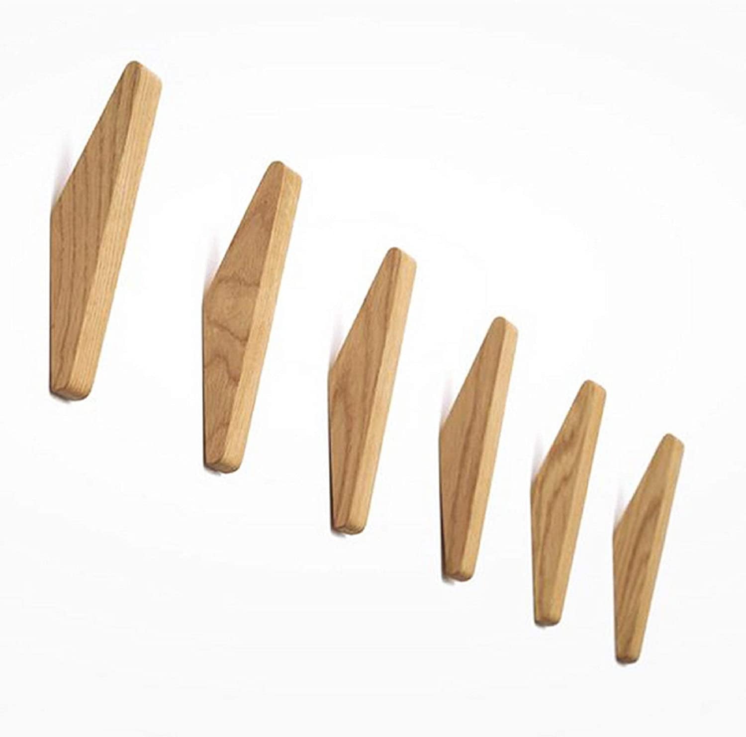 ElmHooks | Set aus 6 skandinavischen Wandhaken aus Holz 3