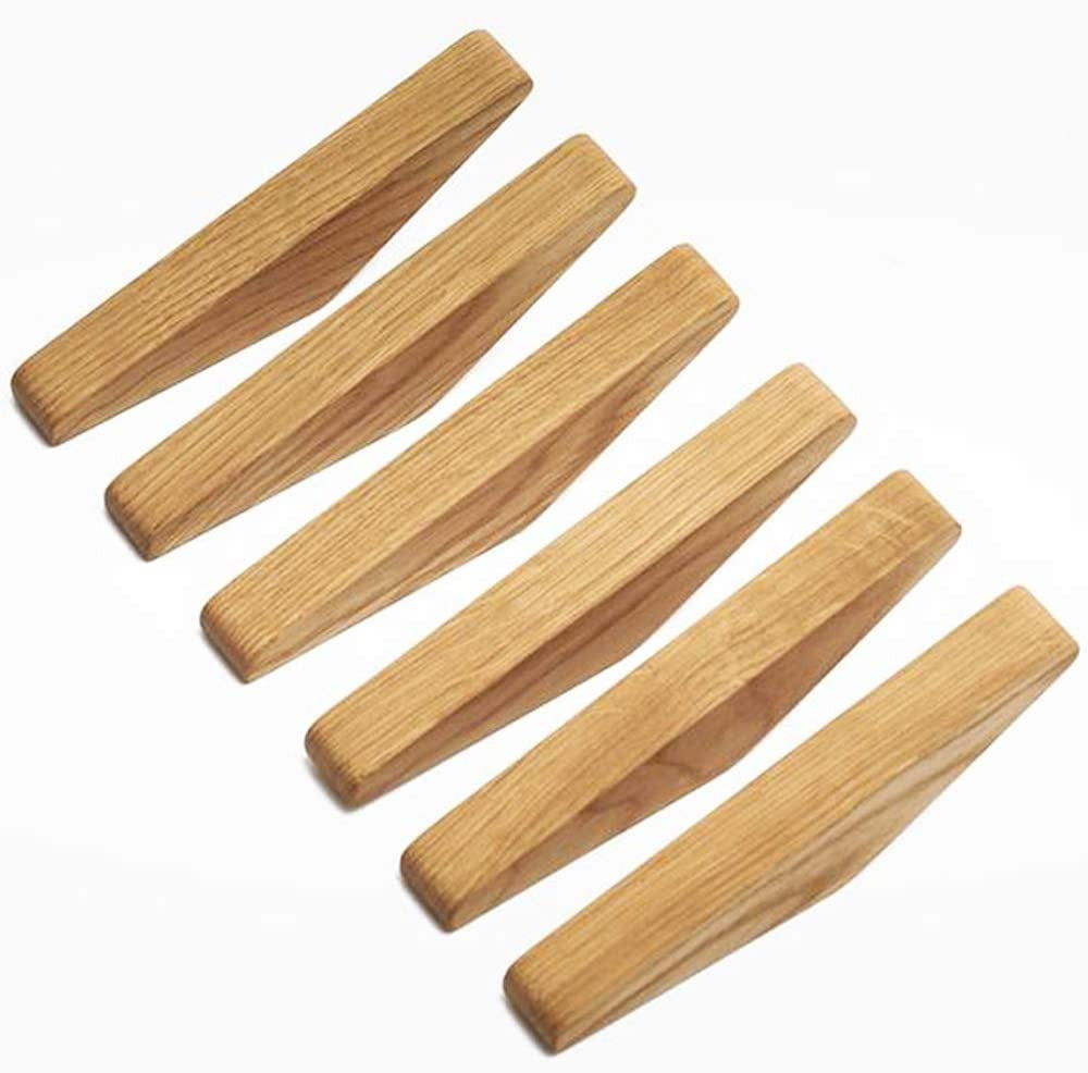 ElmHooks | Set aus 6 skandinavischen Wandhaken aus Holz 5