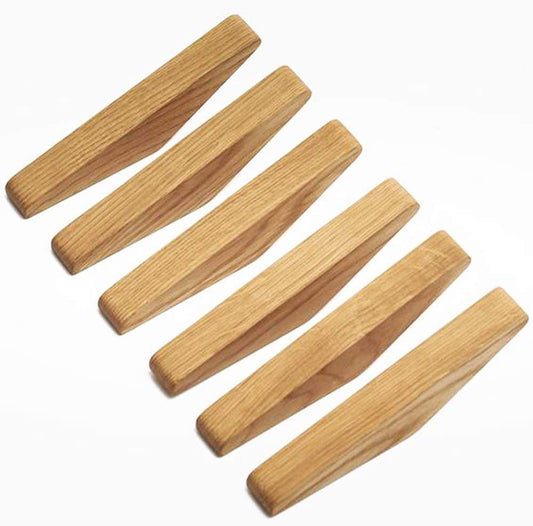 ElmHooks | Set aus 6 skandinavischen Wandhaken aus Holz 5