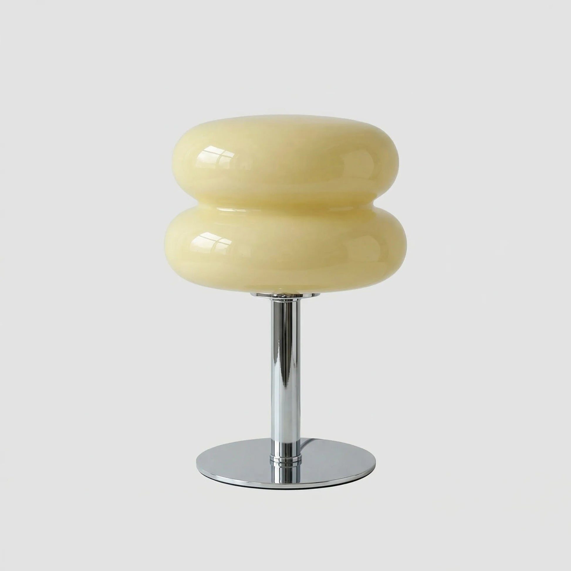 Glowvelle | Skulpturale Tischlampe mit Glasschirm 10