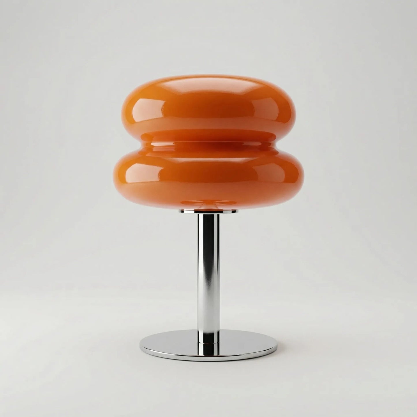 Glowvelle | Skulpturale Tischlampe mit Glasschirm 2