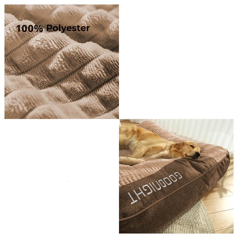 HUGBED | Orthopädisches Hundebett mit Kratzfester Oberfläche 4