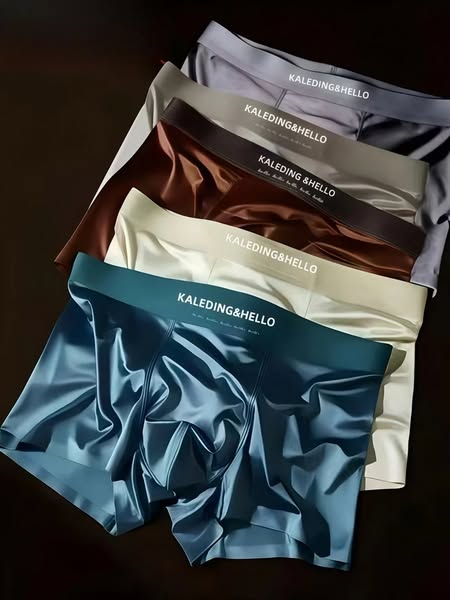 Herren Boxershorts Set | Ice-Seide Unterwäsche 3er Pack 0