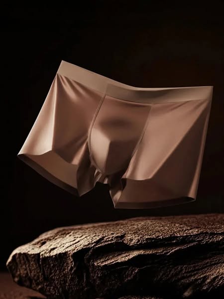 Herren Boxershorts Set | Ice-Seide Unterwäsche 3er Pack 7