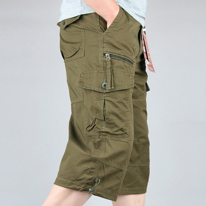 Herren Cargo 3/4 Hose | Freizeitmode mit Taschen 1