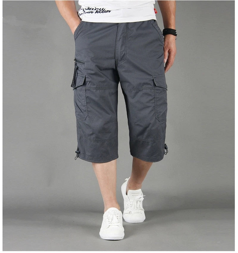 Herren Cargo 3/4 Hose | Freizeitmode mit Taschen 4