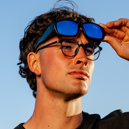 Herren Fit-Over Sonnenbrille | UV-Schutz Überbrille 0